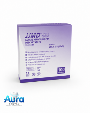 Aguja Descartable JJMD 16/5 25G x 5/8"