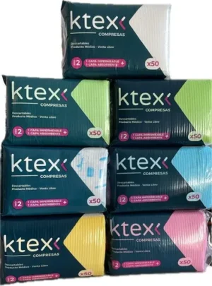 Compresas descartables ktex