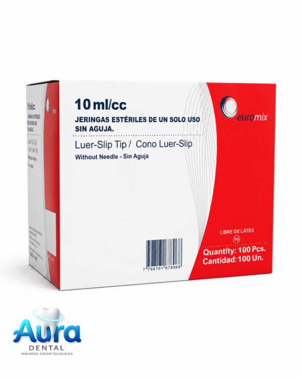 Jeringas 10ml/cc Descartables Euromix
