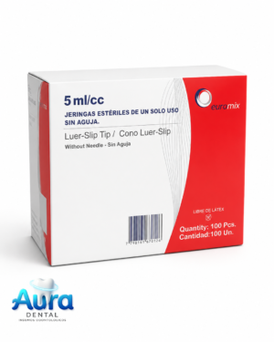 Jeringas 5ml/cc Descartables Euromix